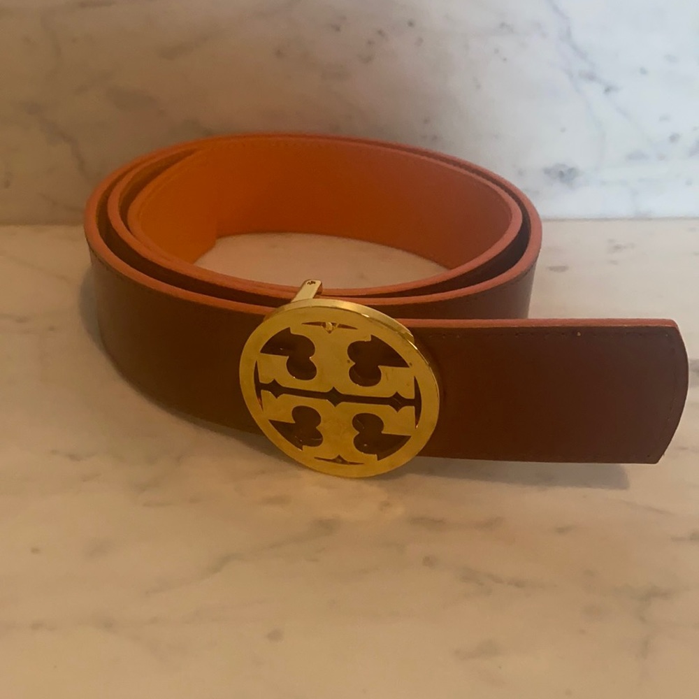 Tory Burch large logo belt